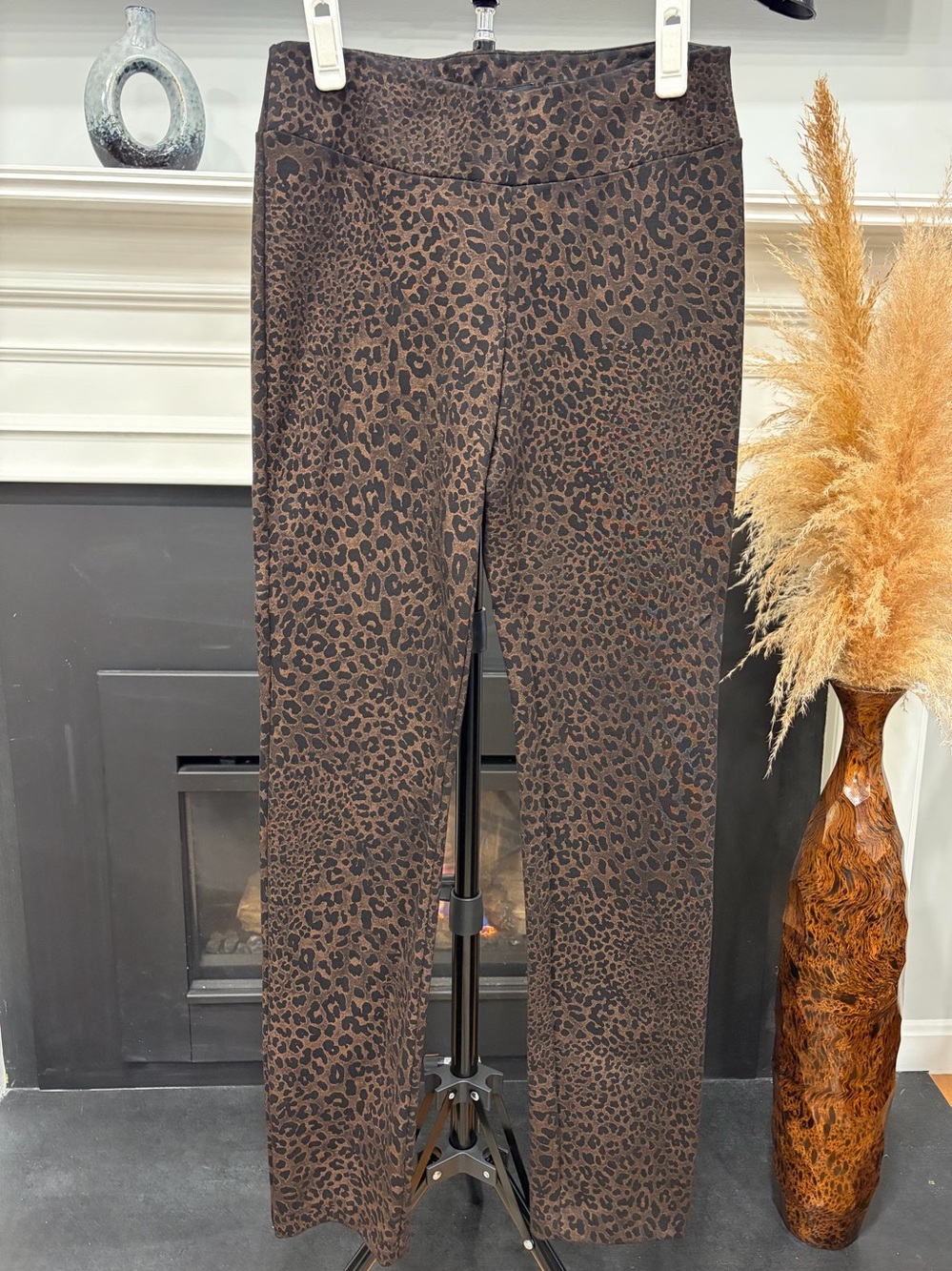 Insight Leopard-Print Straight Leg Pants